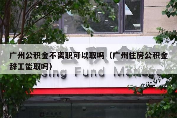 济南公积金不离职可以取吗（济南住房公积金辞工能取吗）